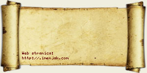 Minja Jakšić vizit kartica